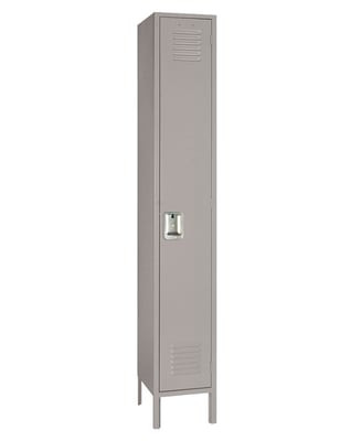 Single Tier Steel Lockers - H5062-GRAY