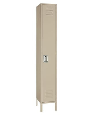 Single Tier Steel Lockers - H5062-PUTTY
