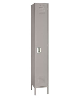 Single Tier Steel Lockers - H5092-GRAY