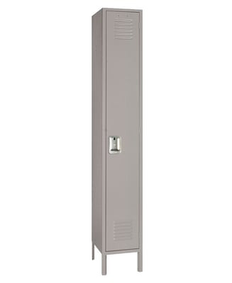 Single Tier Steel Lockers - H5112SU-GRAY
