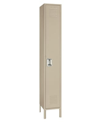 Single Tier Steel Lockers - H5112SU-PUTTY