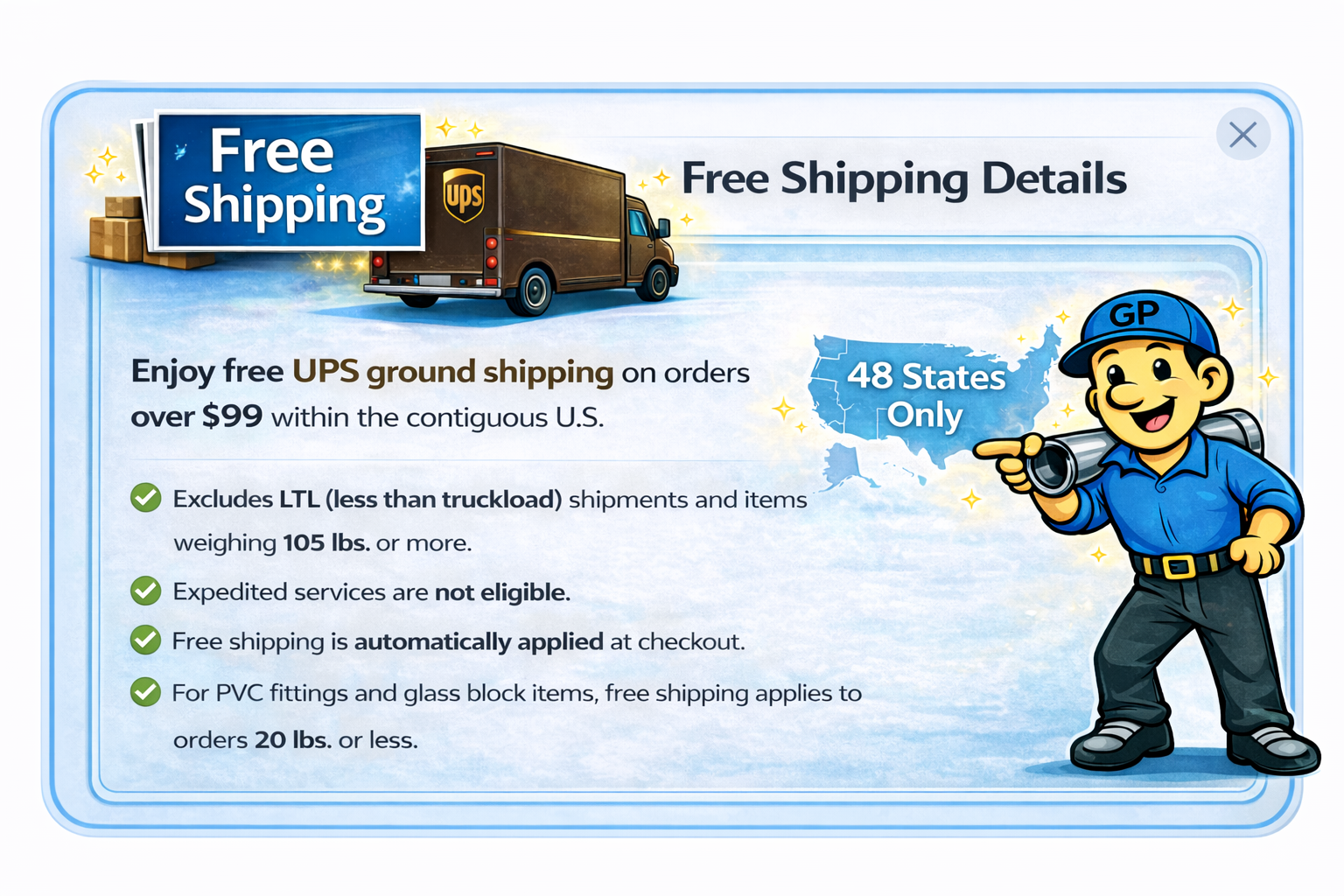 free shipping banner