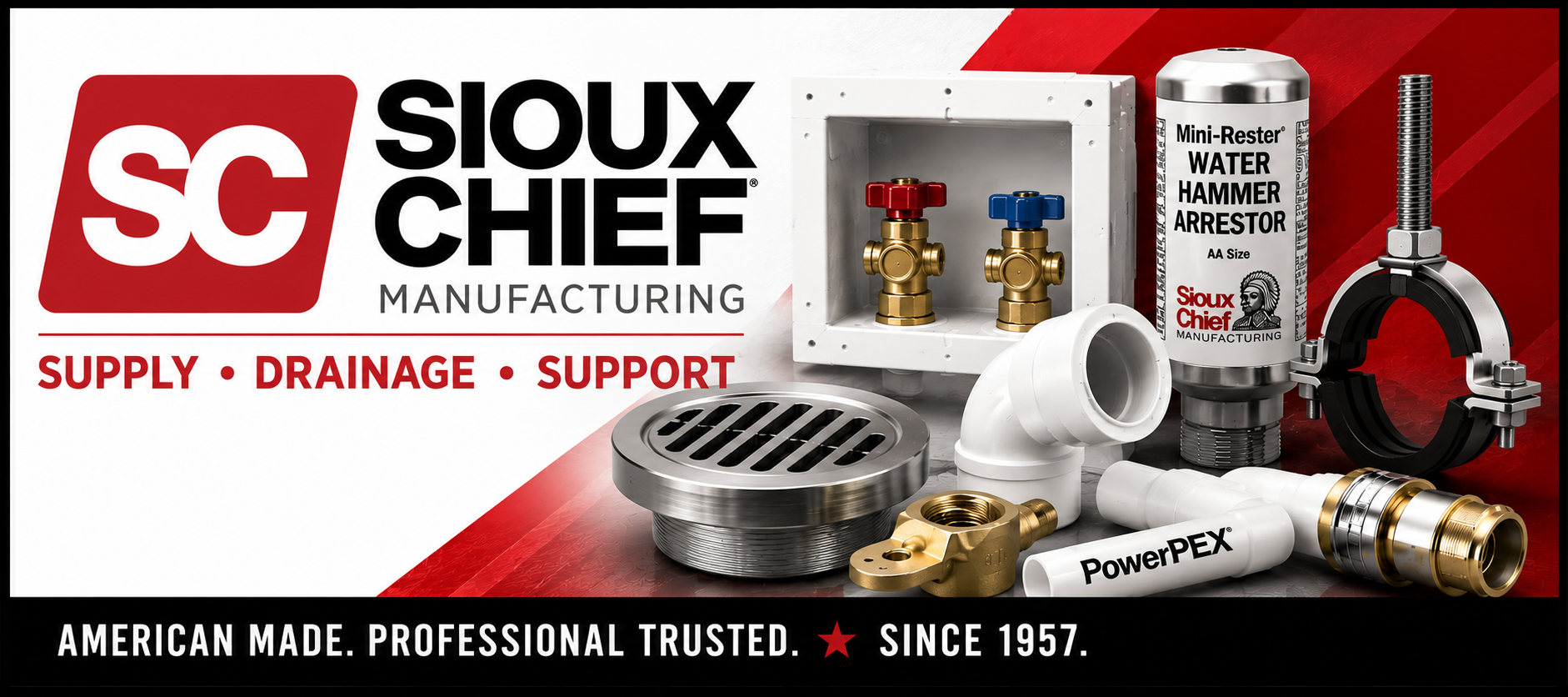 Sioux Chief Plumbing Products – Supply, Drainage & Support | GetPipe.com
