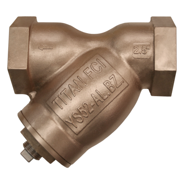 Lead-Free Aluminum Bronze Threaded Y Strainer - Class 250