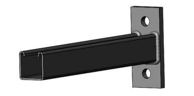 Fig. 9200 Single Channel Reversible Bracket