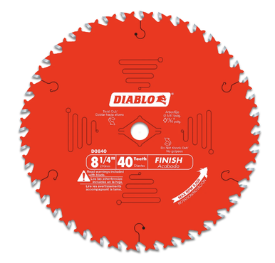 8-1/4 in. x 40 Tooth Finishing Saw Blade