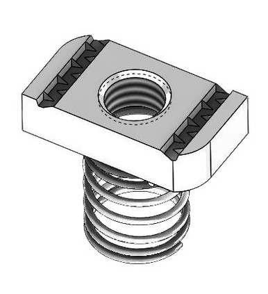 Fig. 8100 Strut Nut With Regular Spring