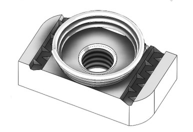 Fig. 8150 Top Spring Strut Nut - Zinc Plated