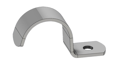 Fig. 233OD Stainless Steel One Hole Tube Strap