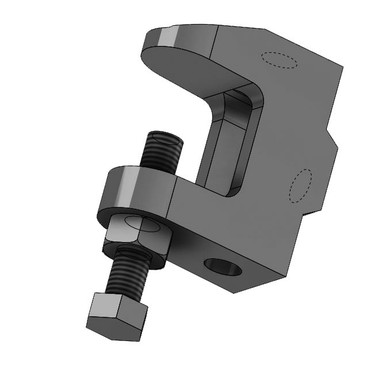 1/4" Electro-Galvanized Beam Clamp