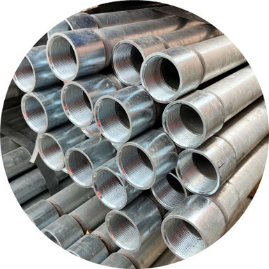 Sch40 Galvanized T&C Pipe | GetPipe.com
