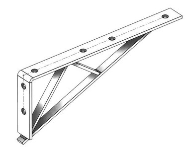 Fig. 9106BB Heavy Duty Shelf Bracket - 14-1/2"
