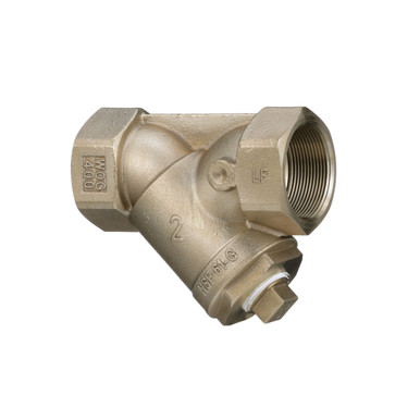 Lead Free* Brass, Wye-Pattern Strainers with Tapped Retainer Cap