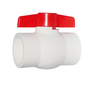 Compact PVC Schedule 40 Ball Valve w/EPDM O-ring (SOC x SOC)