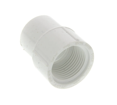Schedule 40 PVC Reducing Female Adapter (SOC x FIPT)