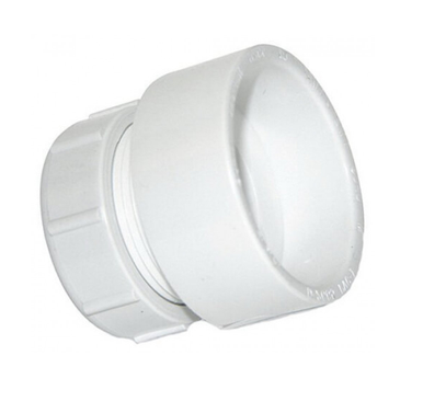 PVC DWV Trap Adapter - Female w/Plastic Nut & Washer (HUB x SLIP)
