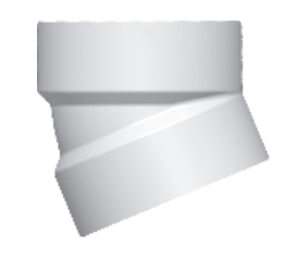 PVC DWV 22.5 Elbow Short Turn 1-1/2" (H x H)