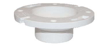 PVC DWV Closet Flange 4 x 3" (MPT)