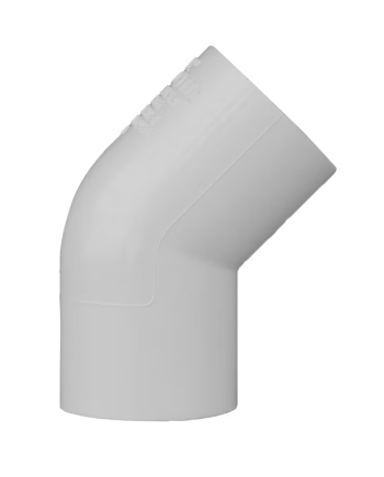 Schedule 40 PVC Deep Socket 45 Elbow (SOC x SOC)