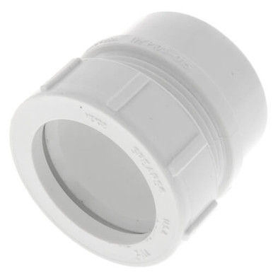 PVC DWV Trap Adapter-Male w/1-1/2 Plastic Nut & Washer