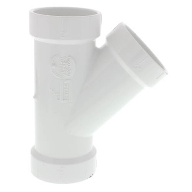 PVC DWV Wye (HUB x HUB x HUB)