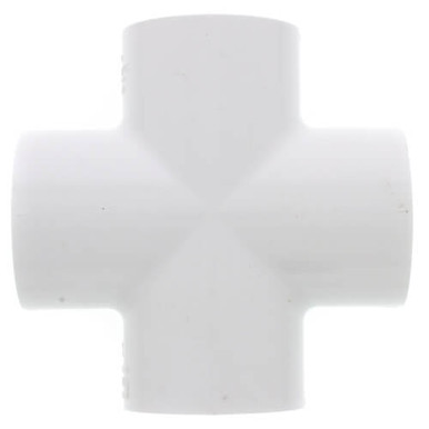 Schedule 40 PVC Cross (SOC x SOC x SOC x SOC)