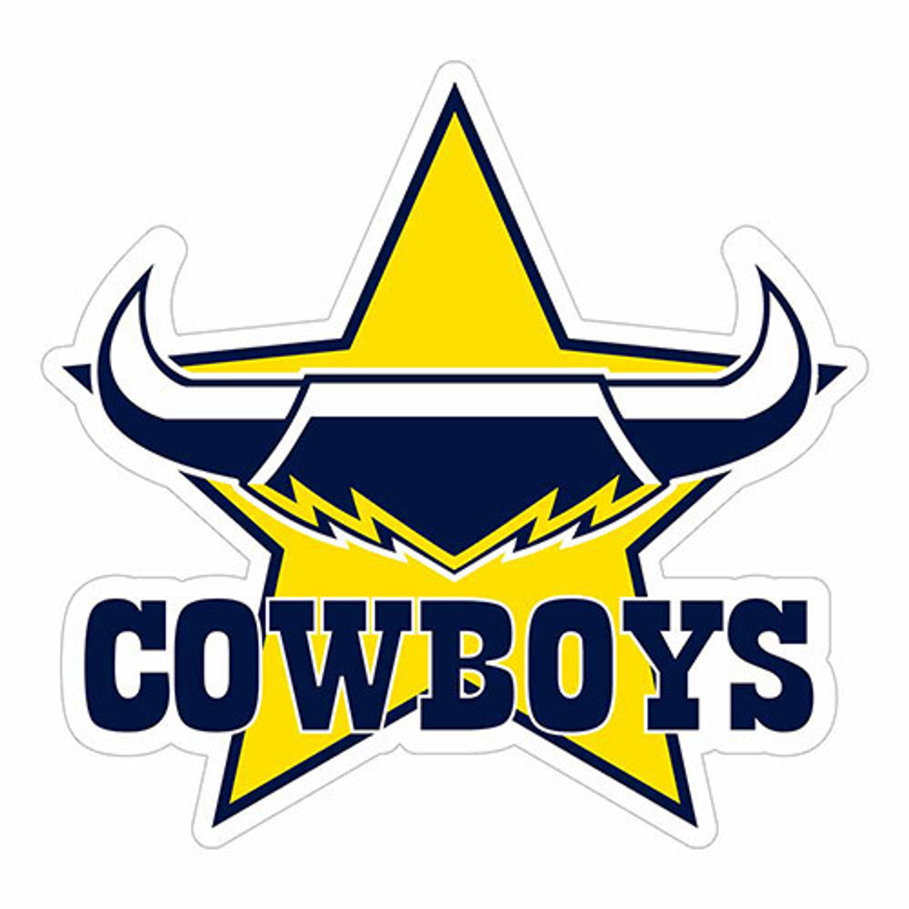 Official NRL Merchandise North Queensland Cowboys Logo Sticker official-nrl-merchandise-north-queensland-cowboys-logo-sticker