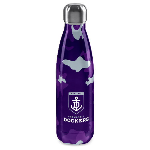 Official AFL Shop Fremantle Dockers Stainless Steel Wrap Bottle