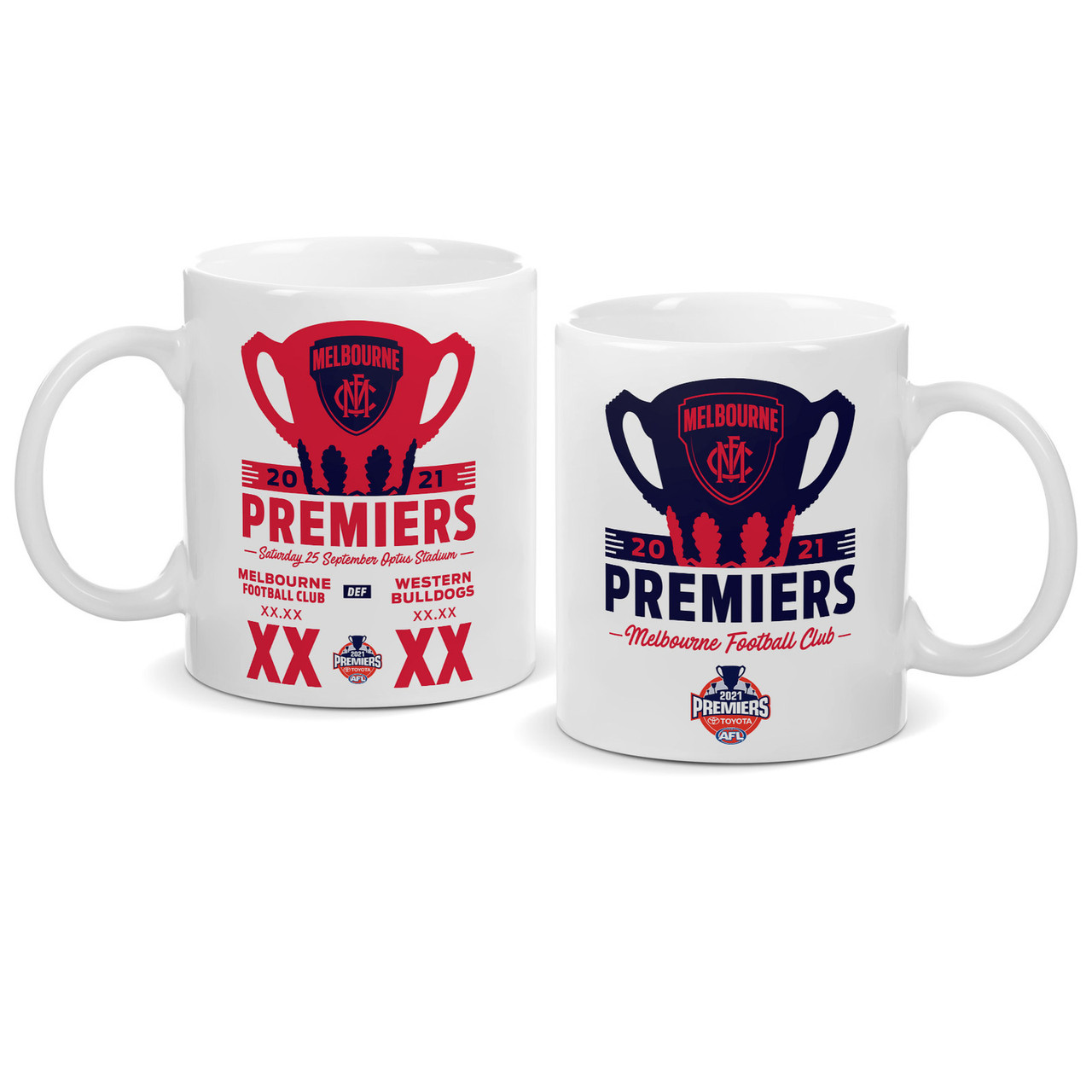 Official AFL Merchandise Melbourne Demons 2021 AFL Premiers Mug Phase One