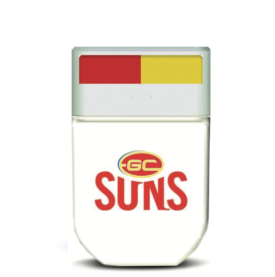 Gold Coast Suns FanBrush Face Paint