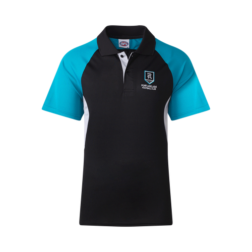 Port Adelaide Power Mens Premium Polo Port Adelaide Power Mens Premium Polo