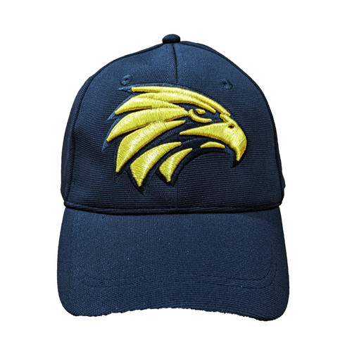 West Coast Eagles AFL  Adults Gold Embroidered 3D Cap