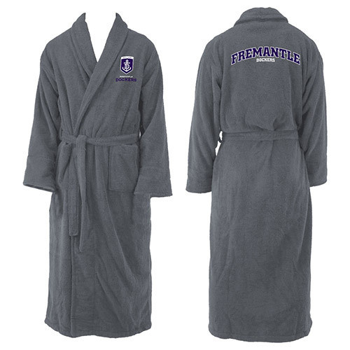 Fremantle Dockers Mens Long Sleeve Robe