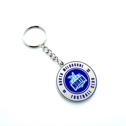 North Melbourne Kangaroos Round Logo Keyring