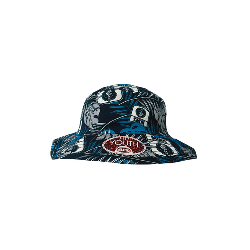 Carlton Blues AFL Youth Tropical Bucket Hat Reversible