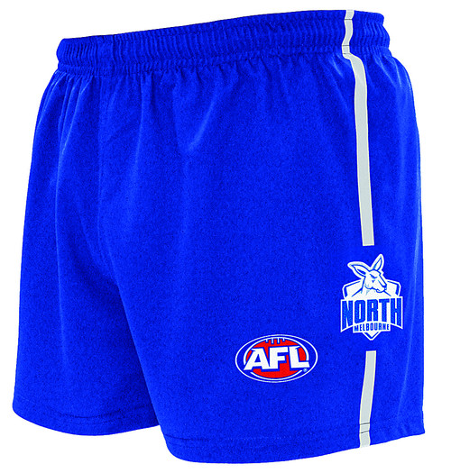 North Melbourne Kangaroos AFL Replica Football Shorts - Youth