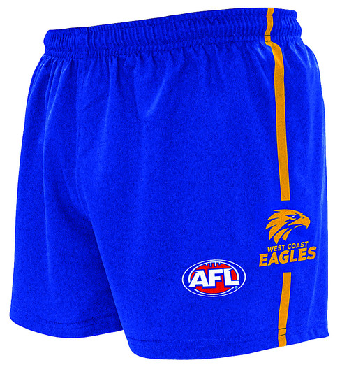 West Coast Eagles AFL Replica Football Shorts - Adults