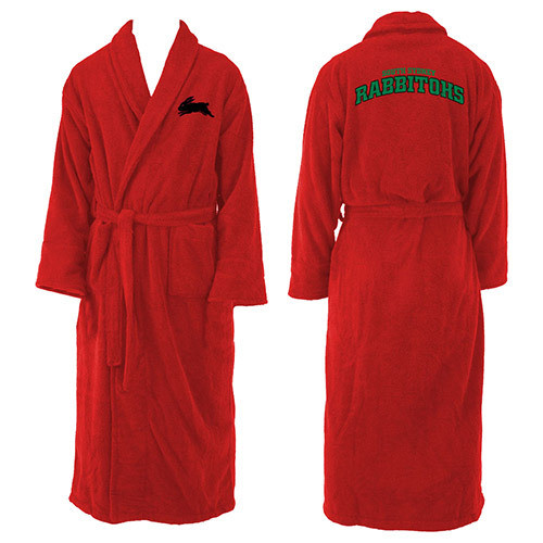 South Sydney Rabbitohs Mens Long Sleeve Robe