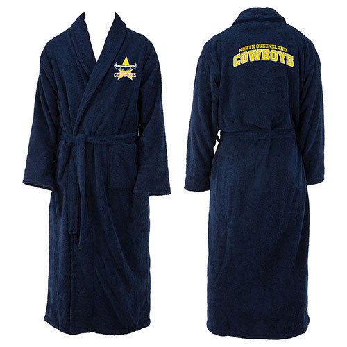 Cowboys Mens Long Sleeve Robe