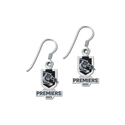 Penrith Panthers 2022 NRL Premiers Logo Earrings