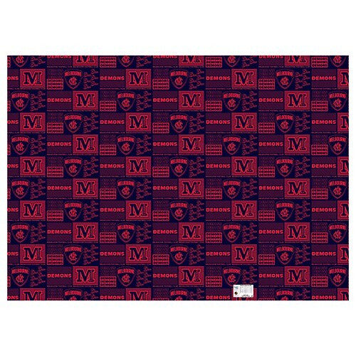 Melbourne Demons AFL Wrapping Paper