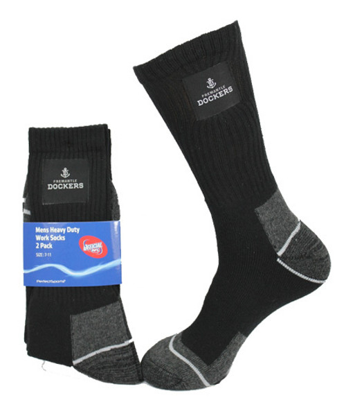 Fremantle Dockers Work Socks - 2 Pack