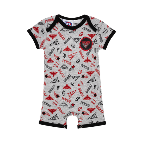 Essendon Bombers S20 Babies Bodysuit Essendon Bombers S20 Babies Bodysuit