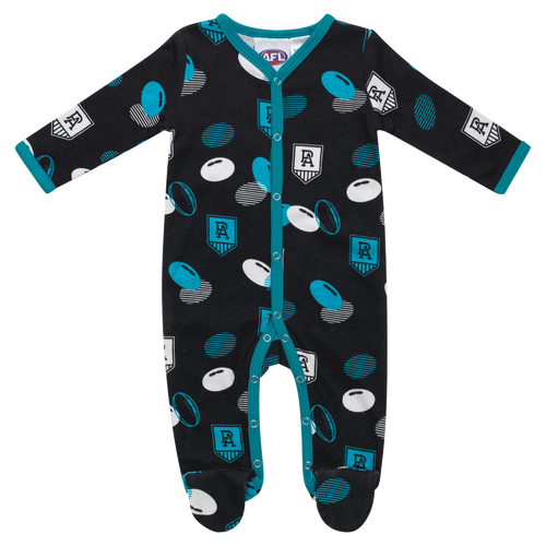 Port Adelaide Power AFL Babies Coverall