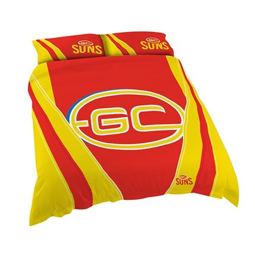 Gold Coast Suns Queen Quilt Cover Set