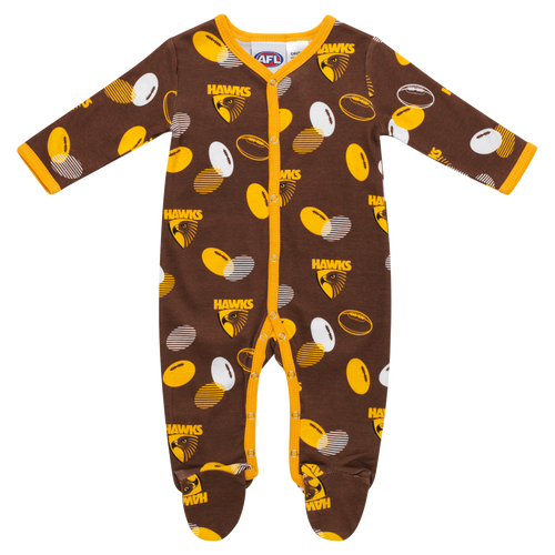 Hawthorn Hawks AFL Babies Coverall