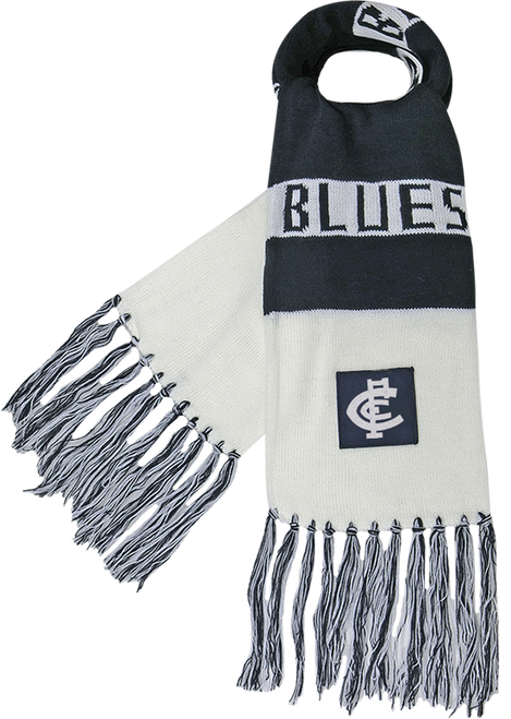 Carlton Blues Traditional Bar Scarf