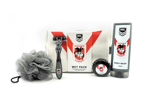 St George Illawarra Dragons Official NRL Toiletry Bag Gift Set