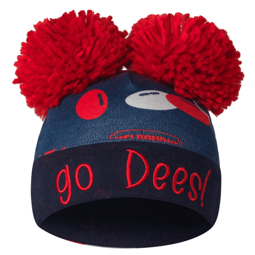 Official AFL Merchandise Melbourne Football Club AFL W22 Babies Beanie