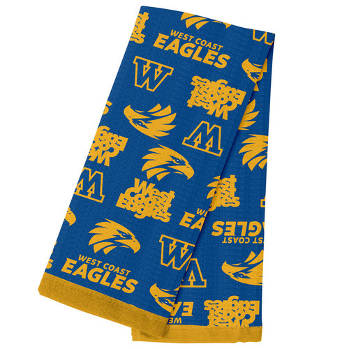 West Coast Eagles AFL Tea Towel